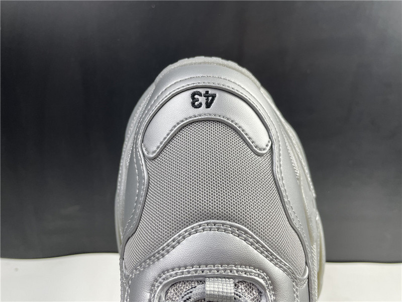 Ba*len*cia*ga sliver white sneaker 536737 w0901 8100