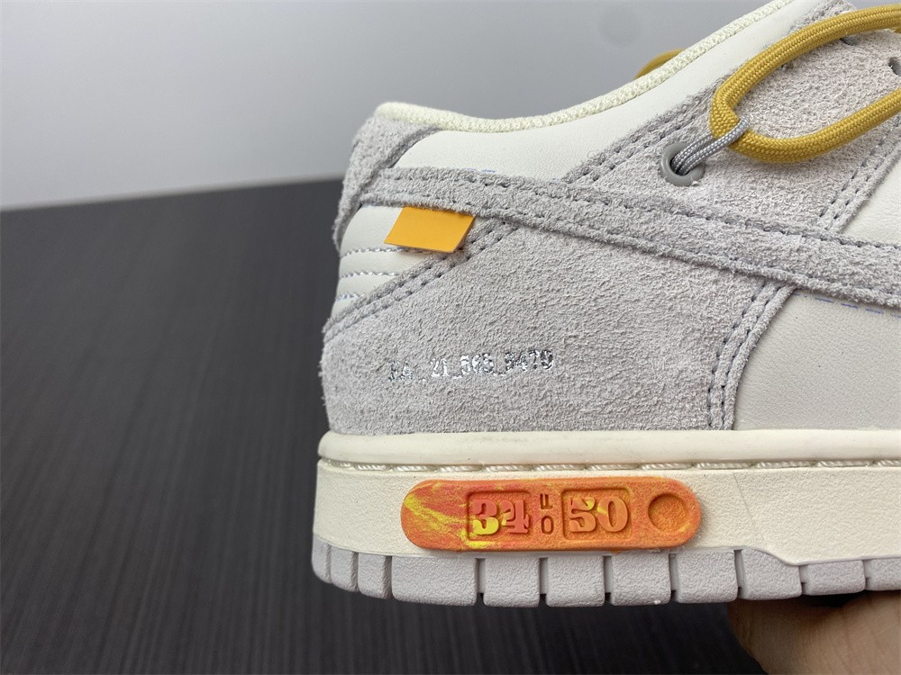 NIKE DUNK LOW OW LOT 34 OF 50 DJ0950-102