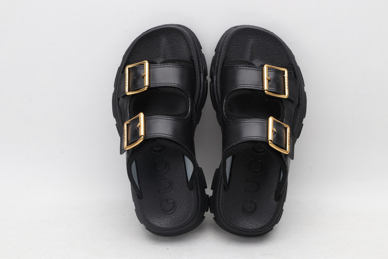 GUC LEATHER SLIDE