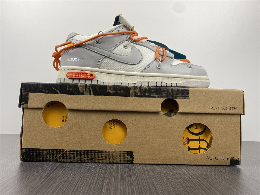 NIKE DUNK LOW OW LOT 44 OF 50 DM1602-104