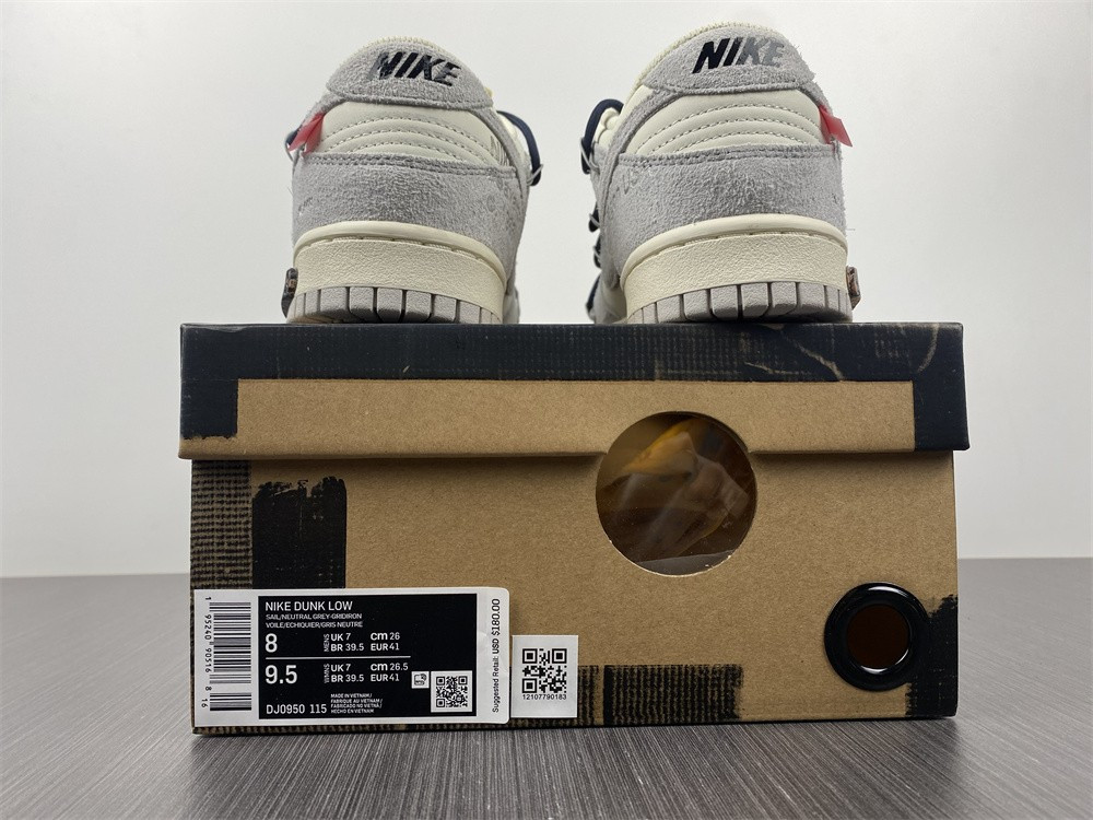 NIKE DUNK LOW OW LOT 20 OF 50 DJ0950-115