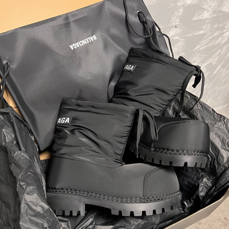 Balenciaga Alaska High Boot in black nylon