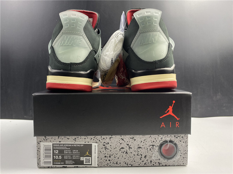 OW X AIR JORDAN 4 “BRED” CV9388-001