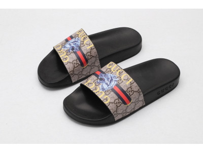 GUC LEATHER SLIDE