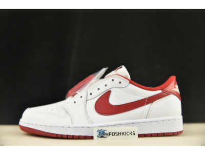 Jordan 1 Retro Low White Varsity Red - 705329-101