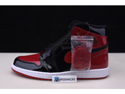 AIR JORDAN 1 HIGH OG ''BRED PATENT'' 555088-063