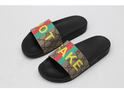 GUC LEATHER SLIDE