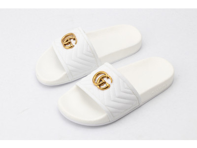 GUC LEATHER SLIDE