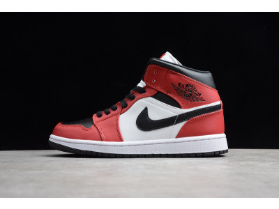 Air Jordan 1 Mid Chicago Black Toe 554724-069