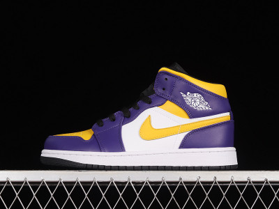 Jordan 1 Mid Lakers (2022) - DQ8426-517