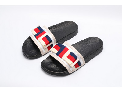 GUC LEATHER SLIDE