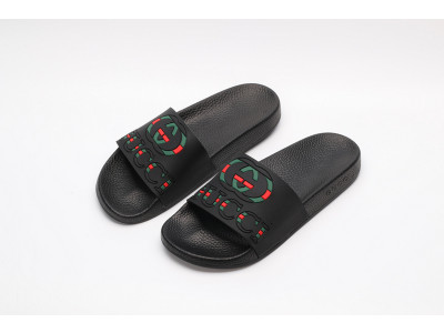 GUC LEATHER SLIDE