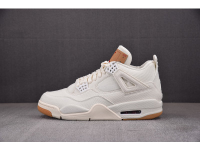 JORDAN 4 RETRO LEVI''S WHITE (BLANK TAG) AO2571-100
